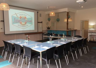 Leigh Central - Courtyard Lounge for a meeting