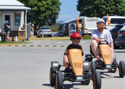 Whangateau Holiday Park pedal carts